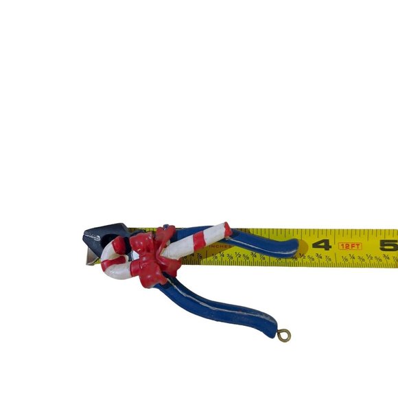 VTG Christmas Tree Mini Tools Ornaments 6 pc set Hammer Screwdriver Drill Wrench - Picture 6 of 9